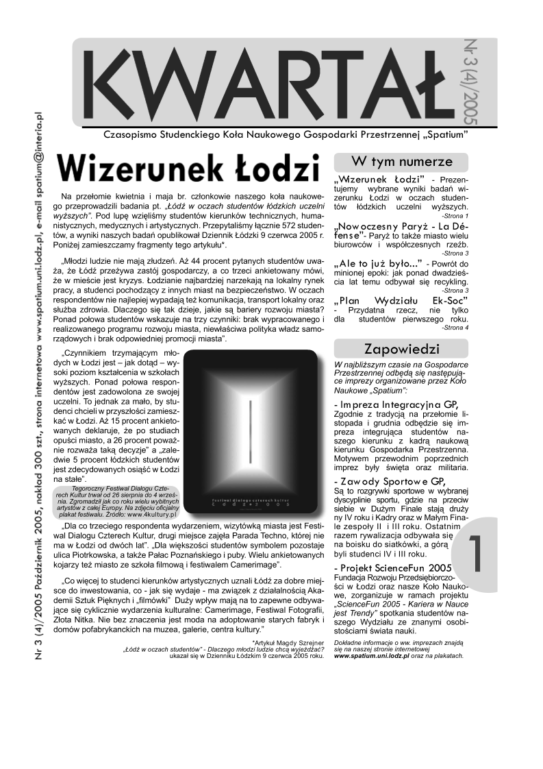 Okładka magazynu