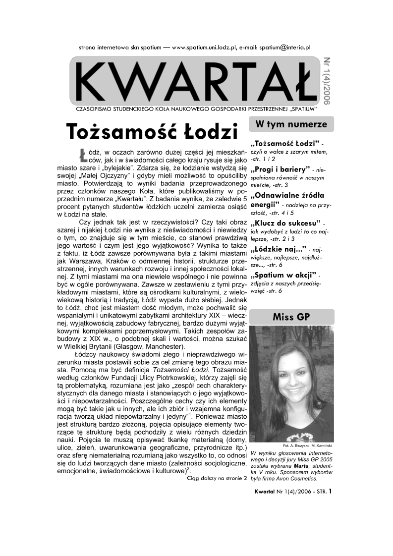 Okładka magazynu