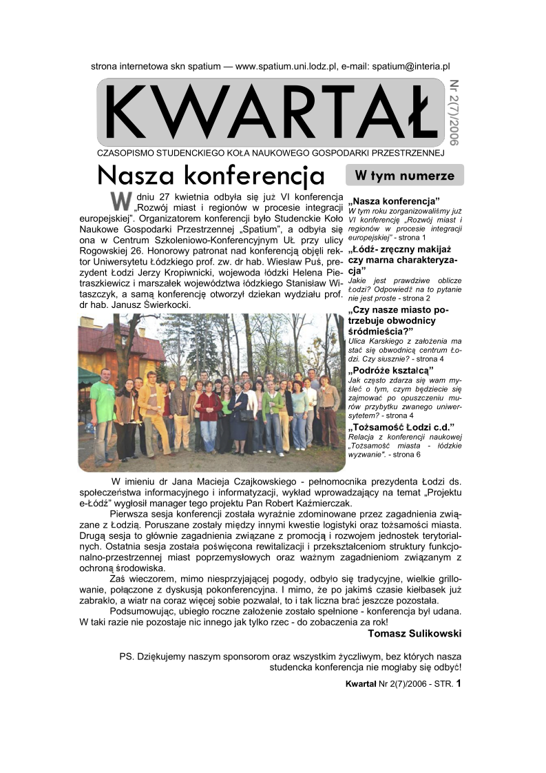 Okładka magazynu