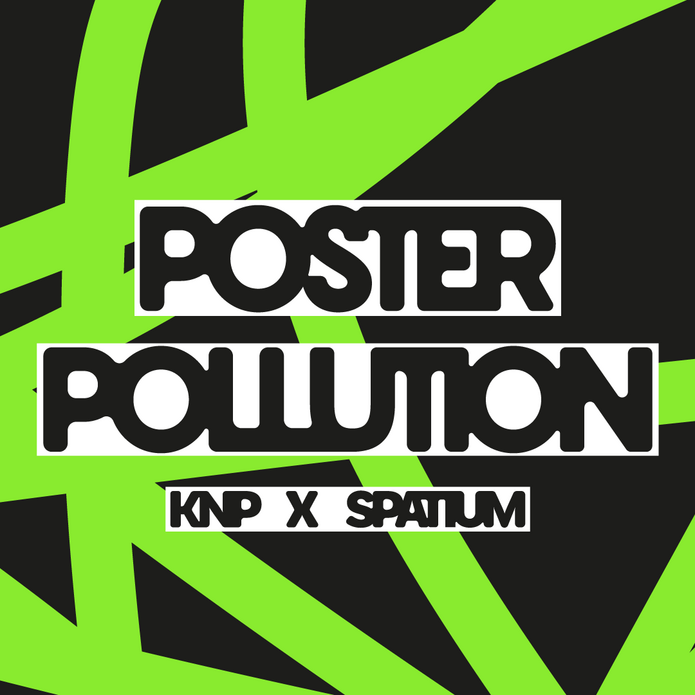 Poster pollution plakat Plakat wystawy